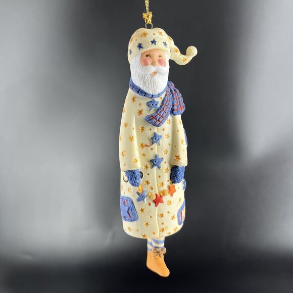 Christmas Angel Bell Ornaments Lang & Wise 1998 Ellen Stouffer Set of 4 First ED - Picture 4 of 16